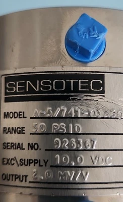 USED Sensotec A-5/741-03A5D