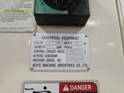 Koyo KL-600 Rough Surface Grinding Machine