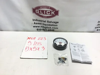 Dwyer Magnehelic A-27 Differential Pressure Gauge 1/8″NPT Max Press 15PSIG 100kPa
