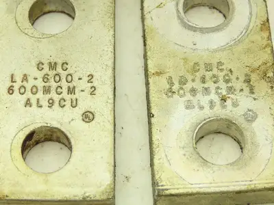 CMC LA-600-2 Lug Mechanical Wire Connector AL9CU 2AWG-600MCM Lot of 15