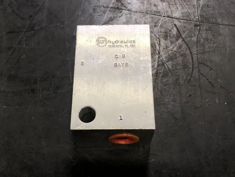 Used SUN HYDRAULICS CAB Parts (Hydraulics and Pneumatics) British Columbia CA | Lenmark #265227