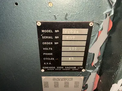 Used EDWARDS E12E4 Heat Treating Units Ohio US | HGR 24 #1325240