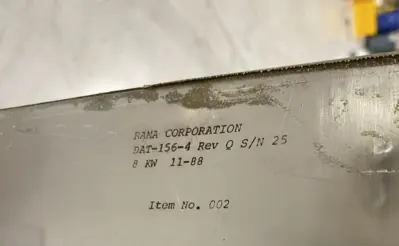 DAT-156-4 Rev Q | Rama Corporation  8KW Heater - New Other