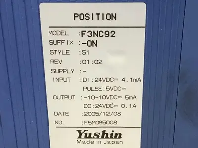 USED YUSHIN AMERICA F3NC92-ON
