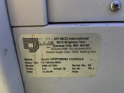 Used 1999 DITMCO 2508.S17HD Cable/Network Testers Ohio US | HGR 24 #1230685