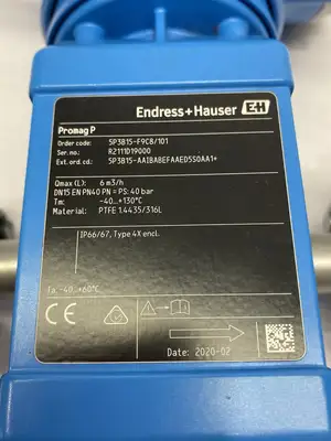 USED ENDRESS+HAUSER PROMAG P 300 PROLINE ELECTROMAGNETIC FLOWMETER