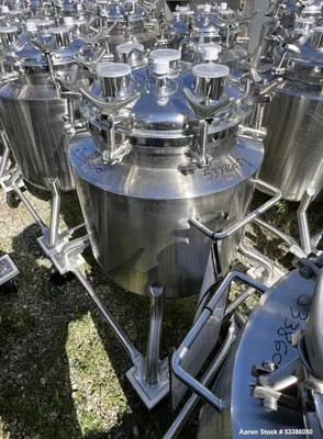 Used Industrial Jacketed Tank – 316L Stainless Steel, Mobile. Built by Precision Stainless.