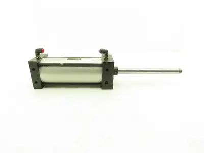 Pneumatic Air Cylinder 4" Bore 8" Stroke 250 PSI 10.25" Extended Rod