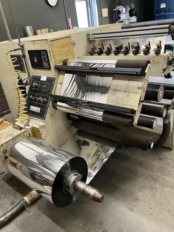 Used 1997 STANFORD MODEL 638 SLITTER REWINDER 1997 STANFORD MODEL 638 SLITTER REWINDER Slitters & Slitting Lines | Paper Converting Equipment #395783