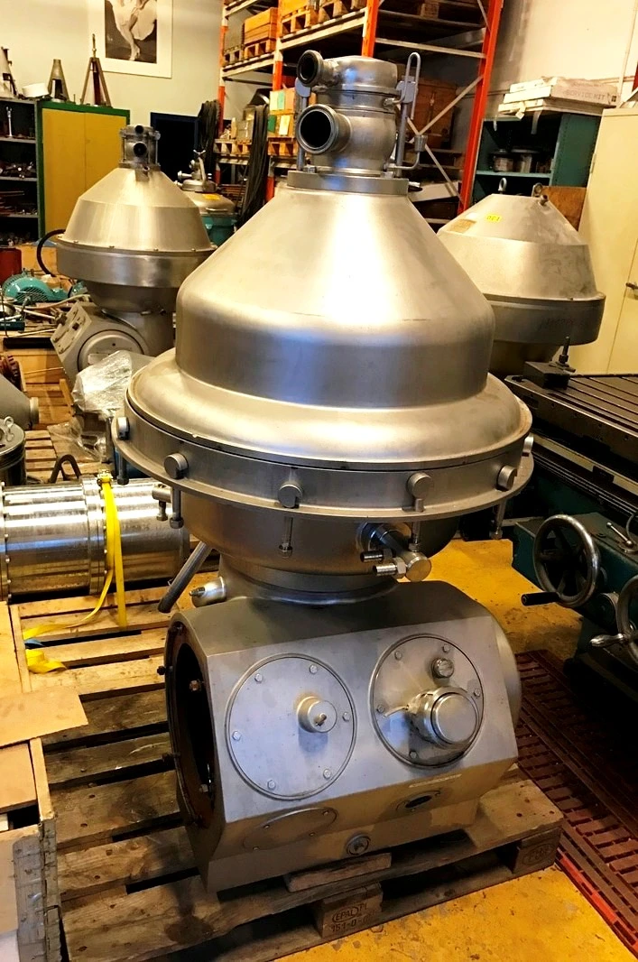 Alfa-Laval MRPX 514 HGV-74C warm milk separator, 316SS.