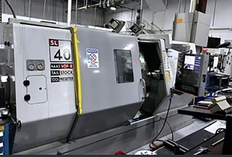 Used 2007 Haas SL-40T CNC Lathes Texas US | Machine Tool Bids #1540903