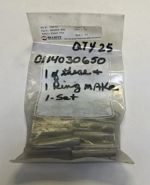 New | in-Stock ELLIOT 853003-500 Misc Electrical & Power Parts Ohio US | Surplus Asset Holdings #1240067