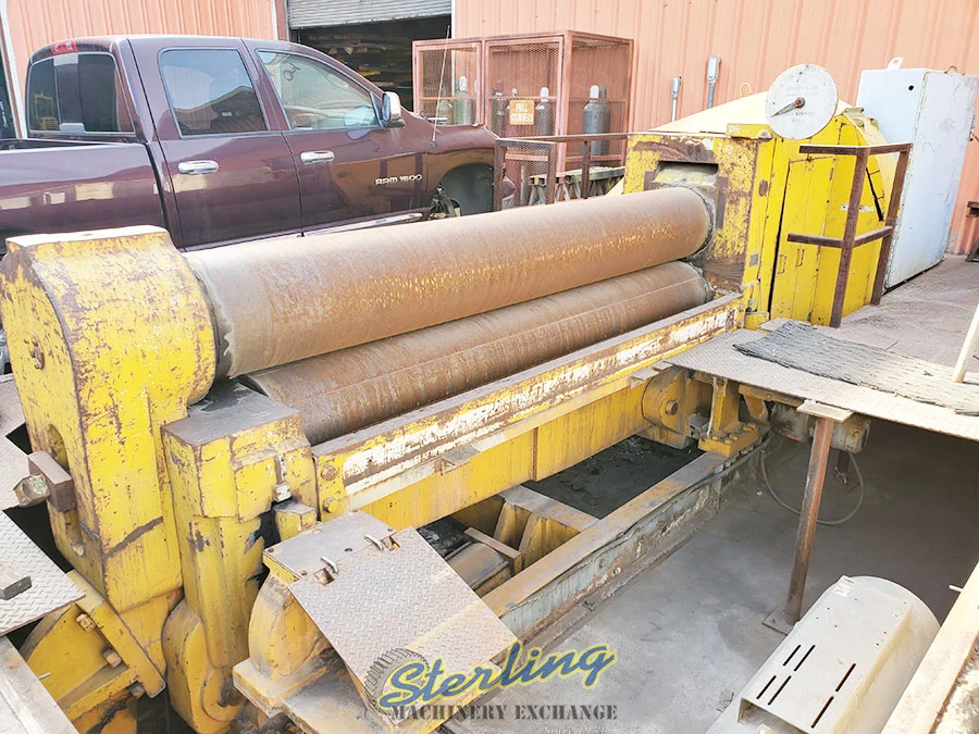 Used BERTSCH - Plate Bending Rolls including Pinch California US | Sterling Machinery Exchange #1467068
