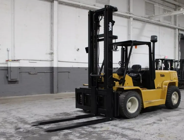Used 2007 YALE GDP155 15,500 LB Diesel Forklift Internal Combustion Forklifts: Pneumatic Tire Louisiana US | Bayou Machinery #1128846