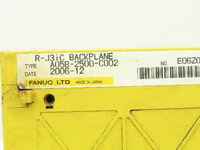 Fanuc A05B-2500-C002 Four Slot R-J3 Backplane W/Base Board