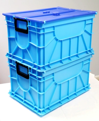 Flip Top Crate with Handle mold