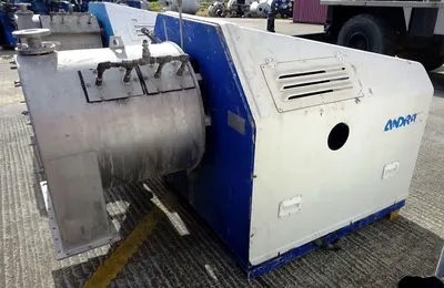 Andritz KMPT SZ 400/2 pusher centrifuge, 316SS.