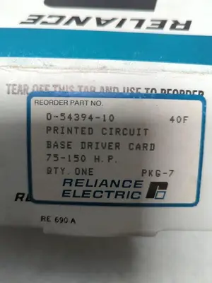 New | in-Stock RELIANCE ELECTRIC 0-54394-10 Misc Electrical & Power Parts Ohio US | Surplus Asset Holdings #1242775