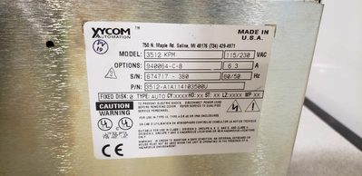Xycom Automation Air Gauge Computer 3512 KPM