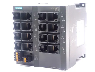 USED SIEMENS 6GK5-216-0BA00-2AA3 ETHERNET SWITCH SCALANCE 6GK52160BA002AA3