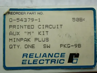 NEW RELIANCE ELECTRIC 0543791