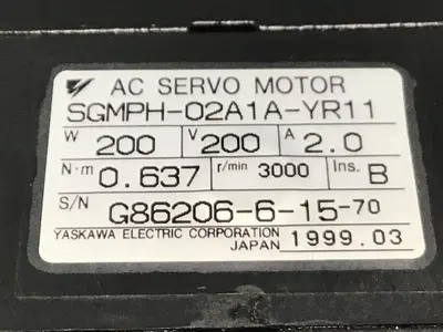 USED YASKAWA SGMPH-02A1A-YR11