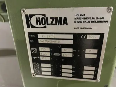 HOLZMA HPP-22/38 HORIZONTAL PANEL SAW