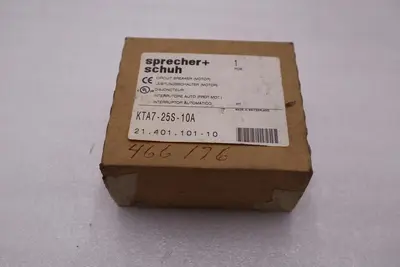 SPRECHER+SCHUH KTA7-25S-10A CIRCUIT BREAKER - NEW IN BOX - STOCK H897A