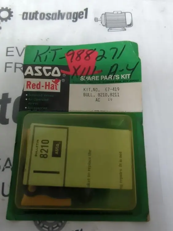 New | in-Stock ASCO 67-419 Pump & Valve Parts Ohio US | Surplus Asset Holdings #1238025