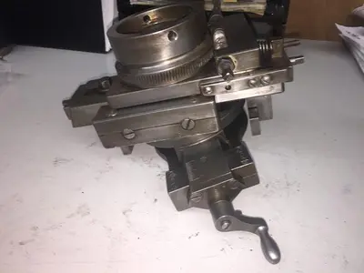 2841-385 Antique MJ Brohen Brocading Ellipse Precision 360 Chuck/Vise & Oval Attachment