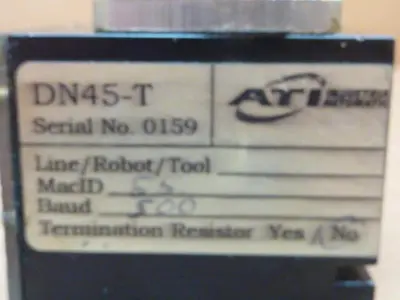 USED ATI INDUSTRIAL AUTOMATION DN45-T