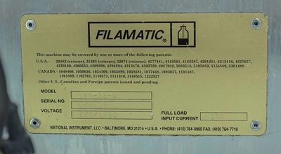 USED 2016 FILAMATIC 20SYN-32-4