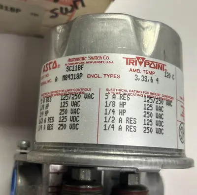 New | in-Stock ASCO SC11BF Miscellaneous Equipment (Electrical & Power) | Surplus Asset Holdings #1198223