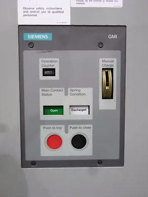 Used Siemens 05-GMI-350-3000-78 Circuit Breakers Ohio US | Equipment Recovery Corp. #1329701