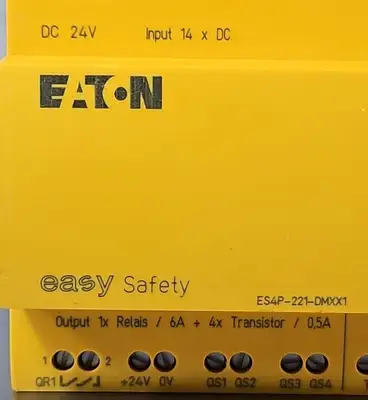 Eaton ES4P-221-DMXX1 easy safety control relay DC 24V (BIN3.4.5)