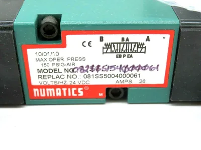 NEW NUMATICS 081SS5004000061 SOLENOID VALVE