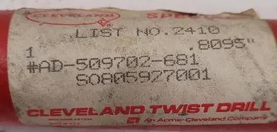 Used CLEVELAND TWIST DRILL 509702-681 Misc Industrial Equipment Kentucky US | Aucto #686810