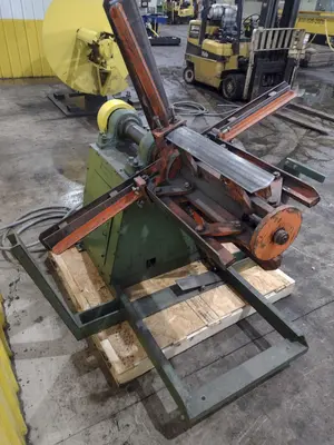 5,000 LB X 24" X 60" OD BRADBURY MOTORIZED COIL REEL UNCOILER: YOBRO #24950