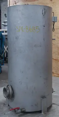 SPC8685  Tank 350 gallon vertical tank, Stainless Steel, flat