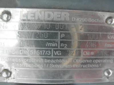 USED FLENDER SEN250