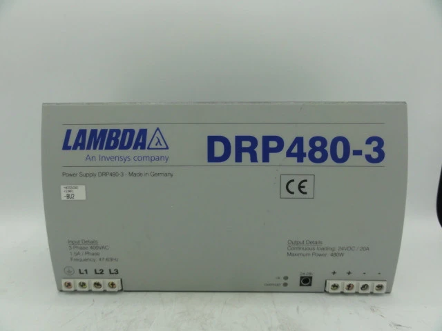 Used LAMBDA DRP480-3 Misc Electrical & Power Parts | BG Industrial Surplus #471785