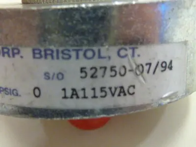 USED WHITMAN CONTROLS P100V-1-K12TS