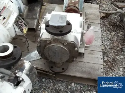 USED ITT 2" ITT/Jabsco Rotary Lobe Pump, S/S, 7.5 HP