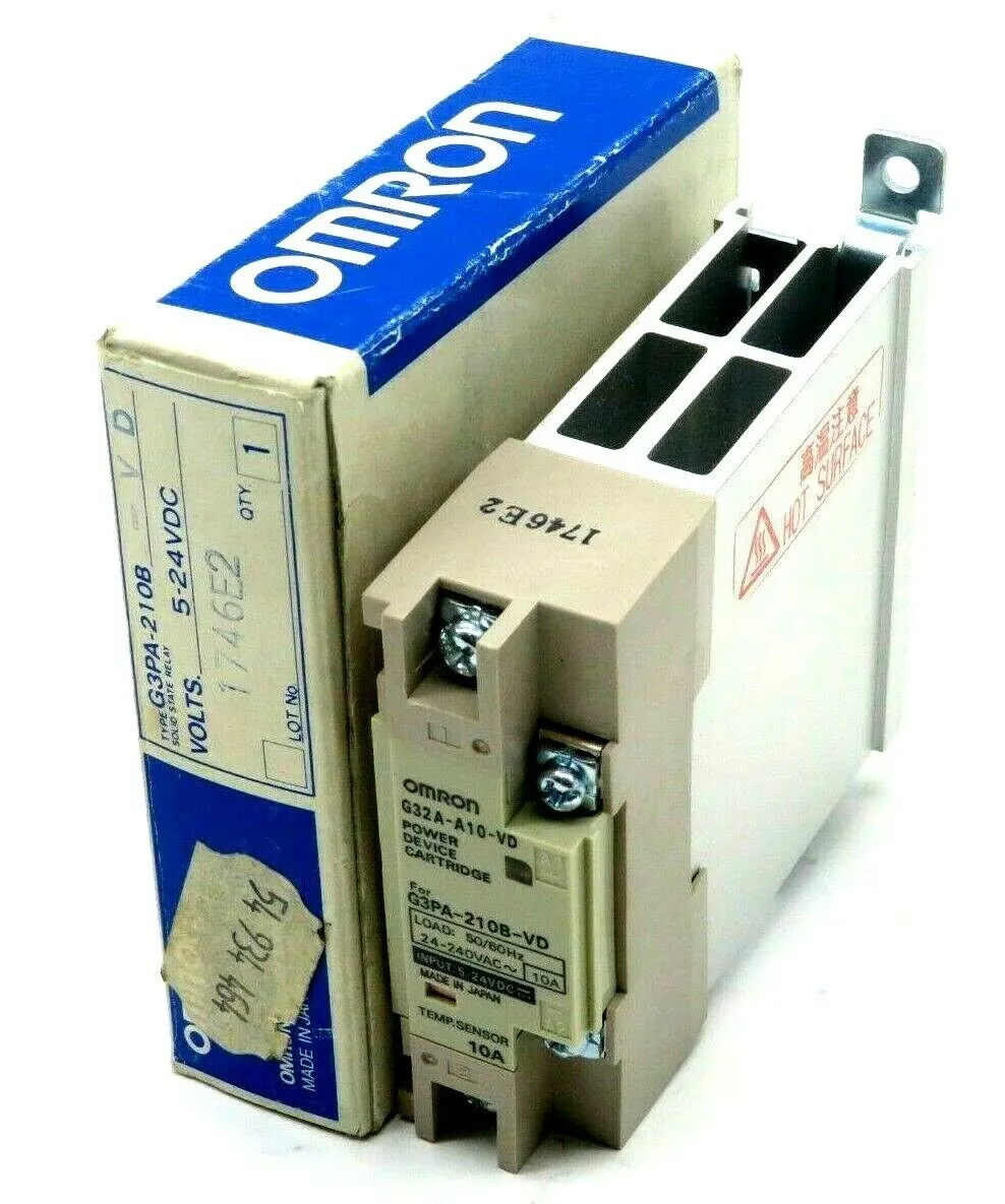 NEW OMRON G3PA-210B-VD SOLID STATE RELAY 5-24VDC 32A-A10-VD G3PA210BVD
