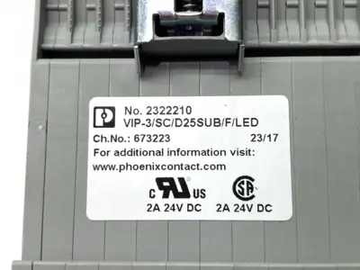 Used Phoenix Contact VIP-3/SC/D25SUB/F/LED, 2322210 Terminal Blocks Michigan US | Maverick Industrial Sales #1494912