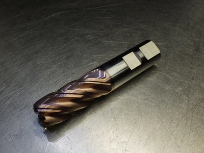 Kyocera / SGS 25mm 5 Flute Carbide Cr Endmill 25mm Shank 5mm R 47090 (LOC2991B)