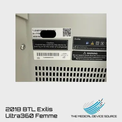 Used 2018 BTL EXILIS ULTRA360 FEMME Medical Equipment - Other Texas US | The Medical Device Source #1480972