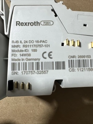 NEW Rexroth R3911170752-101
