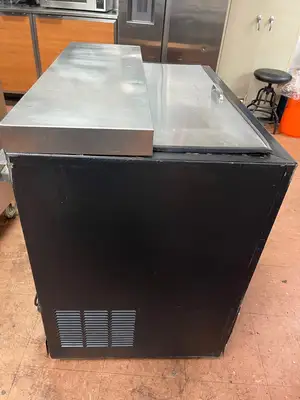 New | in-Stock Perlick Used Perlick FR36 36" Underbar Glass Froster with Sliding Door 120V Undercounter Freezers Illinois US | Falcon Restaurant Supply #1376241