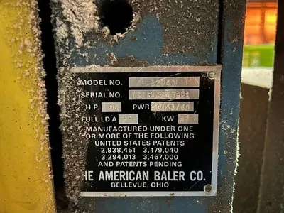 Used AMERICAN 12847 Balers Pennsylvania US | Global Equipment International, LLC #186326